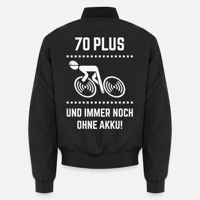 70 Plus – still without battery! Bicycle Road Bike W Unisex Bomber Jacket
