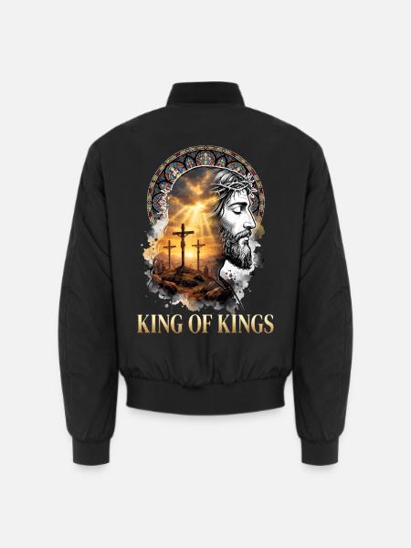 King Of Kings Cross Faith - Unisex Bomberjacke - Schwarz