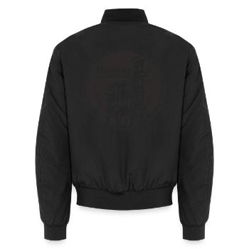 Habitus Treverensis - Unisex Bomberjacke - Schwarz - Hinten - AI Model Male 185 light (185cm)