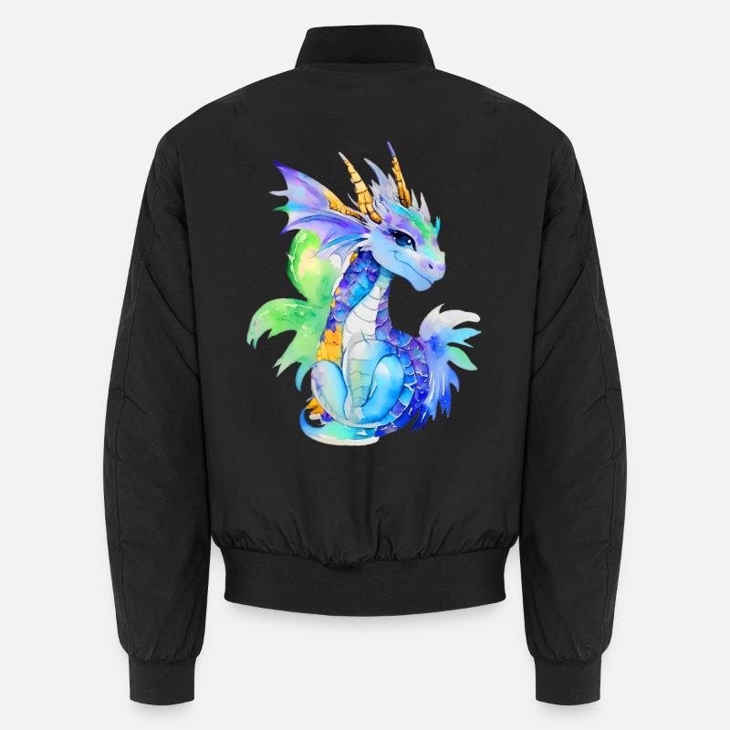 Petit Dragon - Bomber unisexe - noir