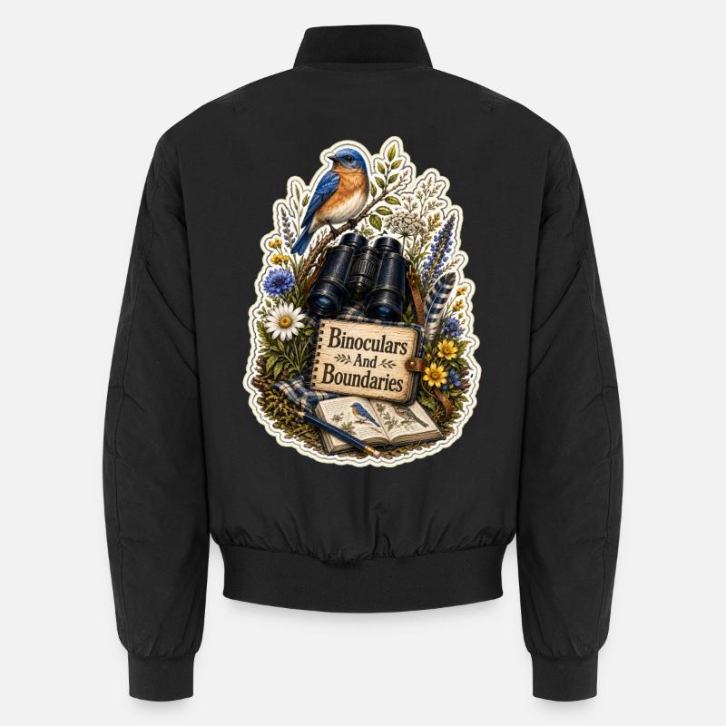 Binoculars And Boundaries Wolken Unisex Bomberjacke