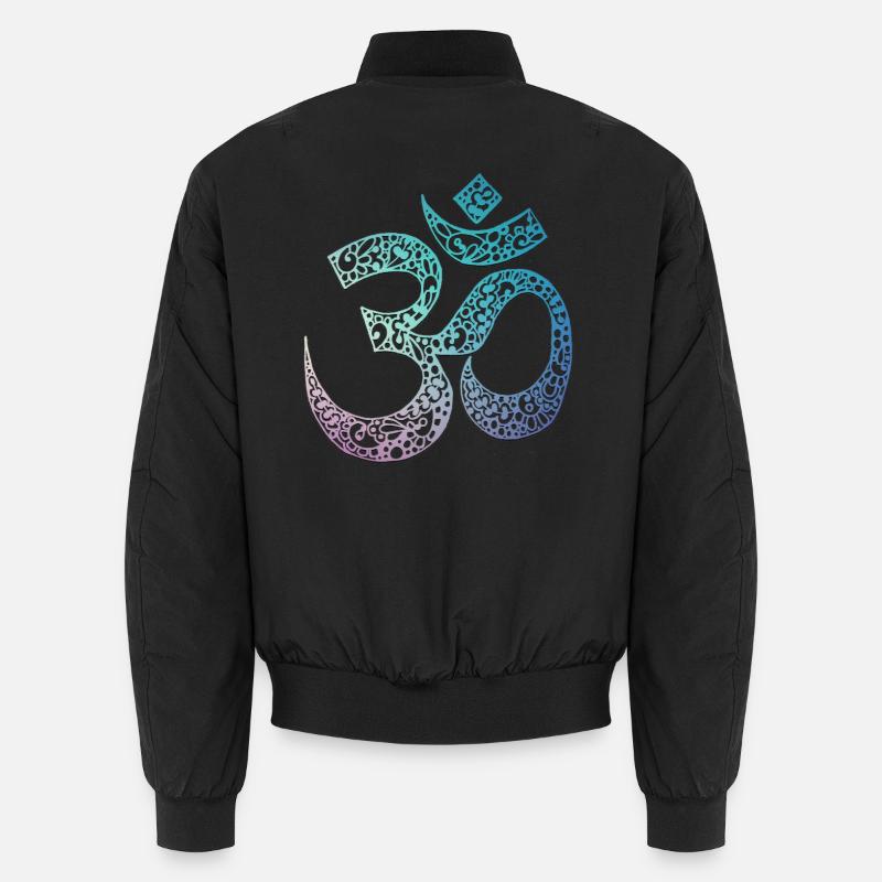 Om - Unisex Bomber Jacket - black