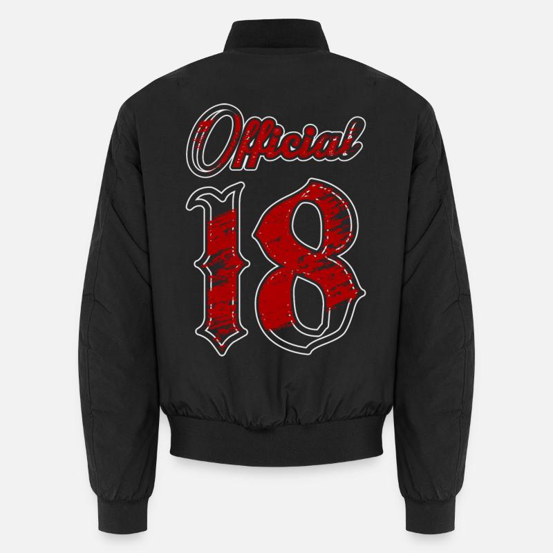 Officially 18 years Unisex Bomber Jacket