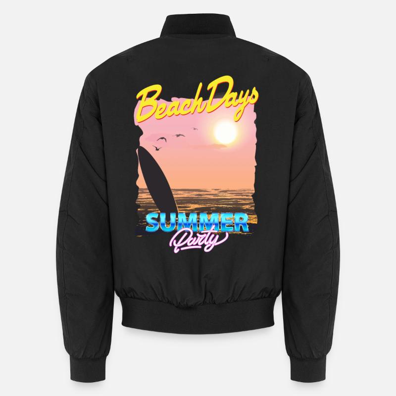 Summer Party - Unisex Bomber Jacket - black