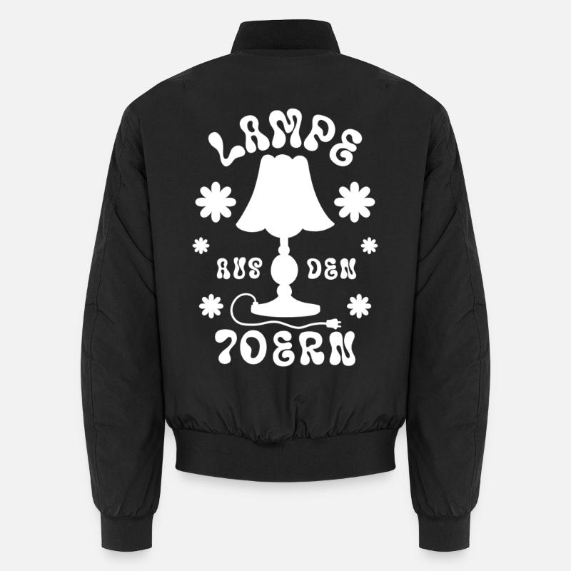 Lampe aus den 70ern Unisex Bomberjacke