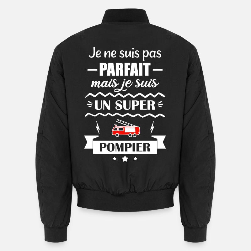 Super Firefighter Fire Hero Feuerwehrauto Unisex Bomberjacke