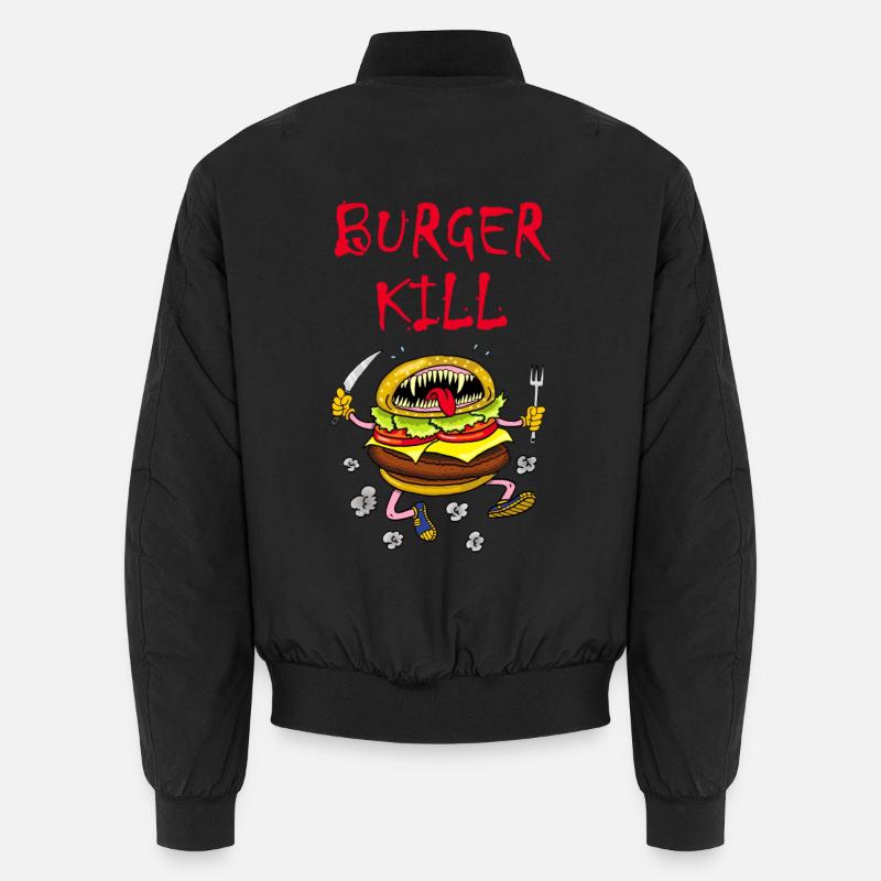 Hamburger carnivore Bomber unisexe
