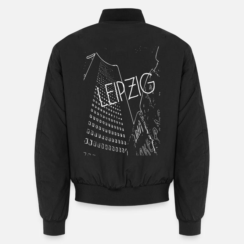 Leipzig - Unisex Bomber Jacket - black