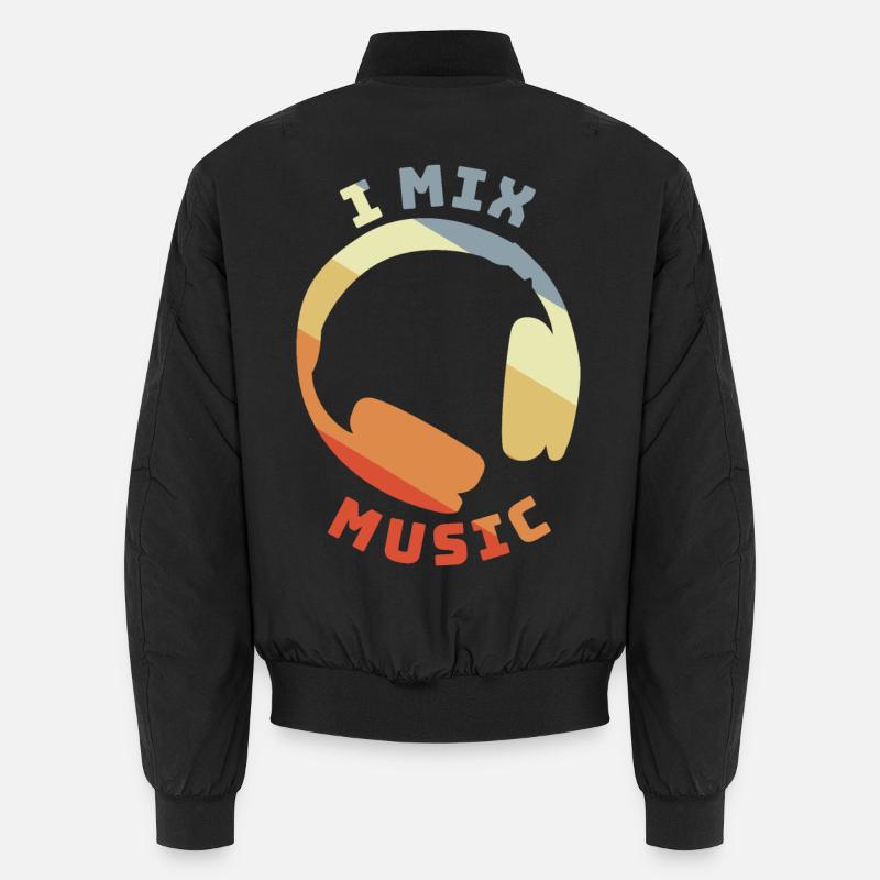 DJ Zitat - Unisex Bomberjacke - Schwarz