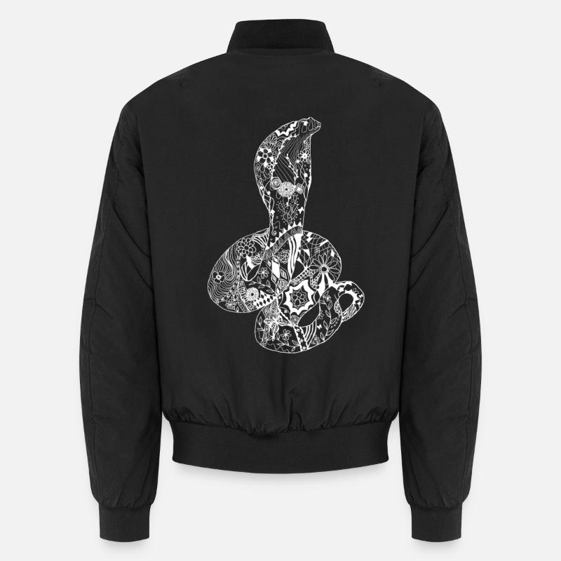 Patchwork Cobra Unisex Bomberjacke