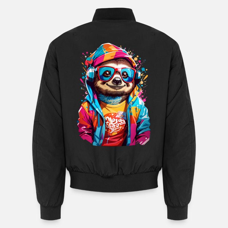 Coole Faultier Unisex Bomberjacke