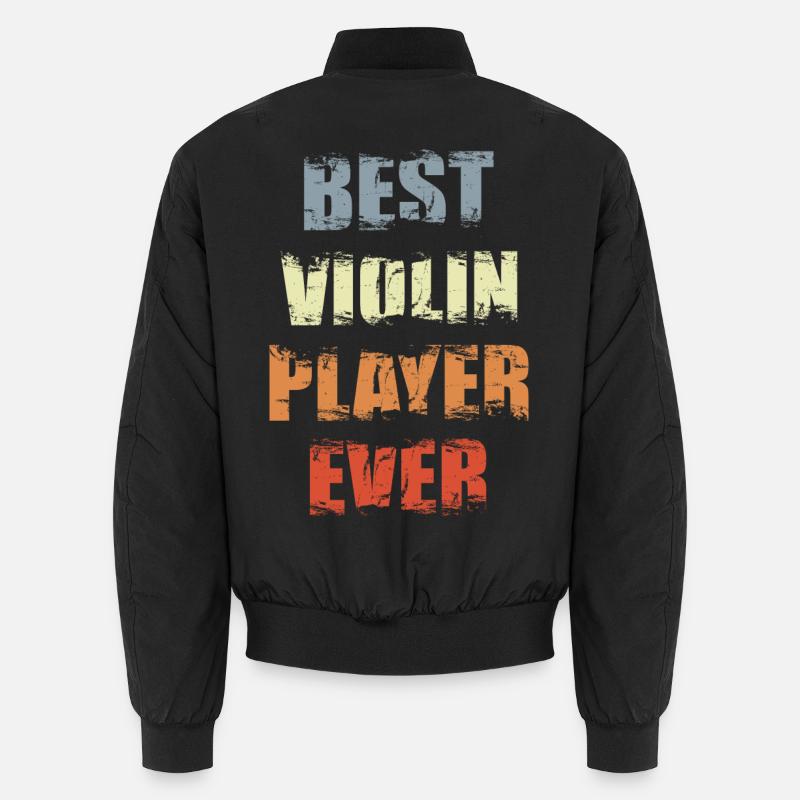 Bester Violinspieler aller Zeiten Unisex Bomberjacke