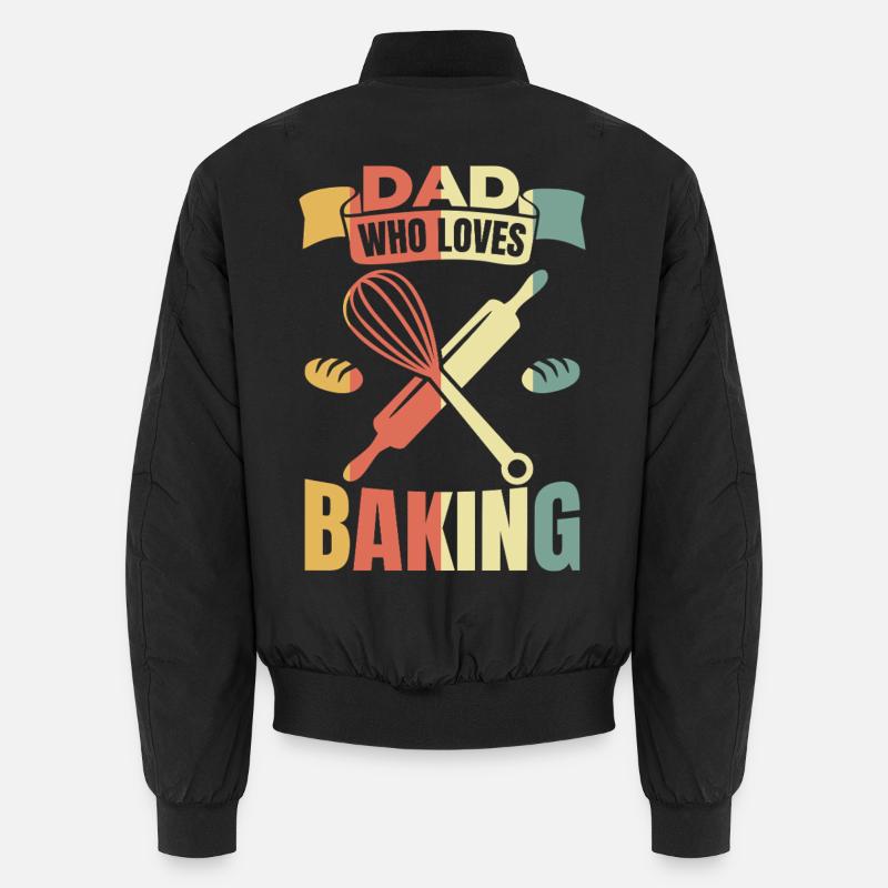 Baker Father - Unisex Bomber Jacket - black