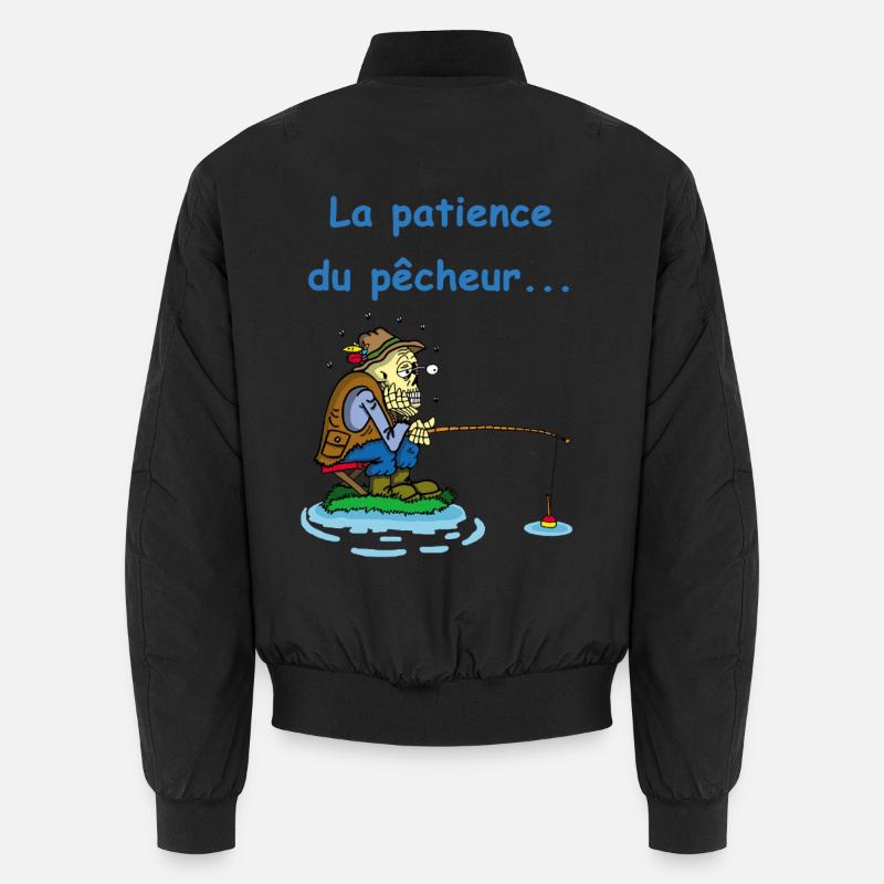 La patience du pêcheur Bomber unisexe