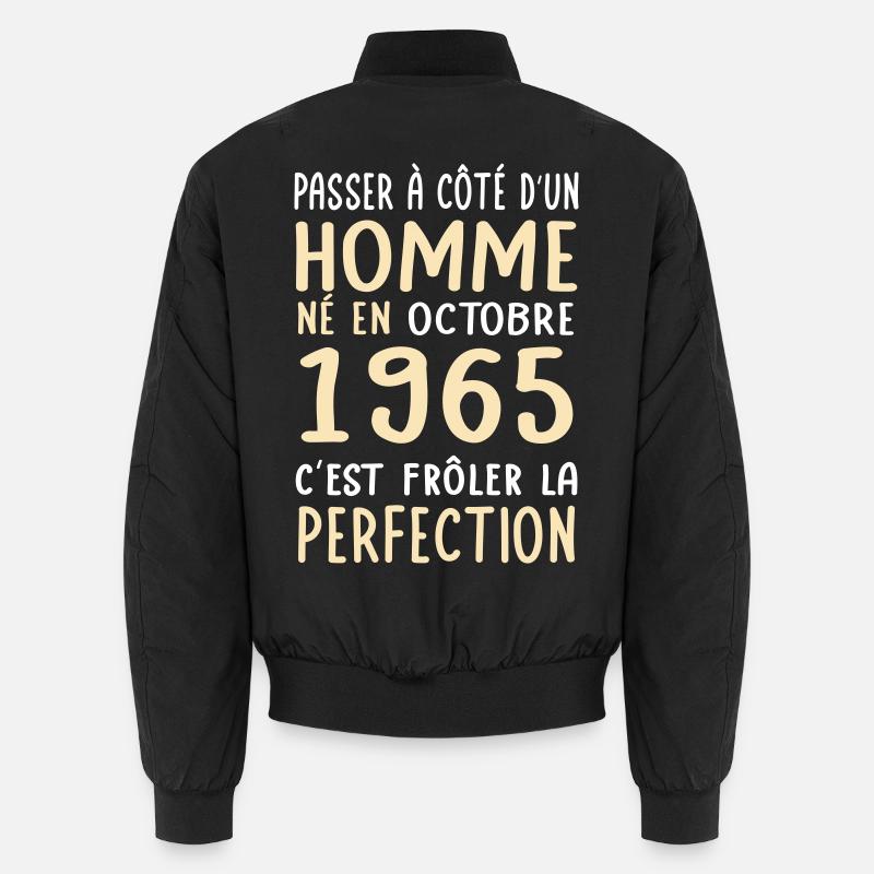 60th birthday - Born in October 1965 Unisex Bomber Jacket