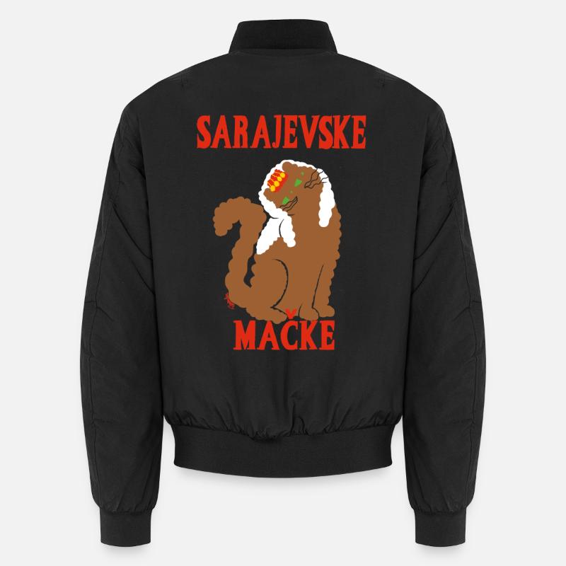 Chat de Sarajevo Bosnie  Bomber unisexe