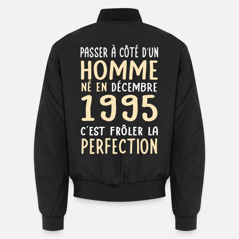 30th Birthday - Born in December 1995 Unisex Bomber Jacket