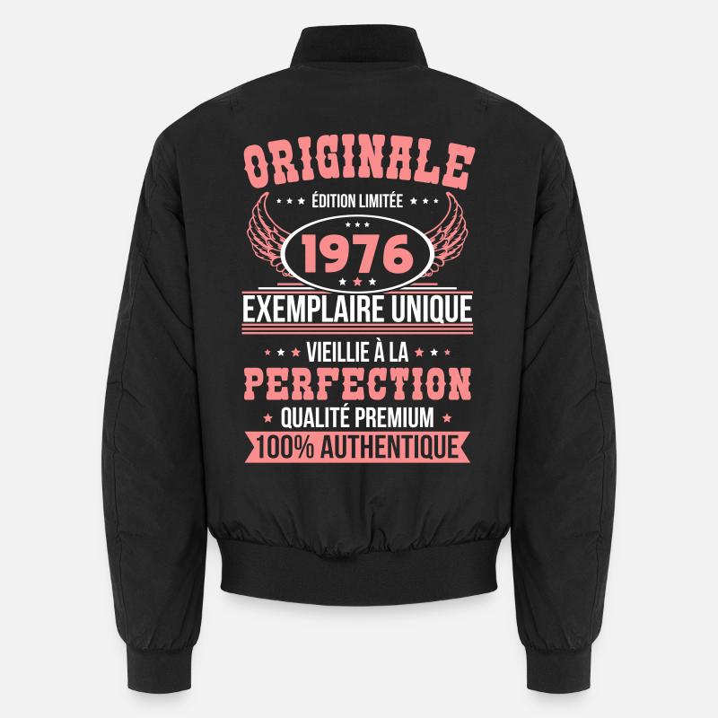 1976 – Einzigartiges Exemplar – Premiumqualität Unisex Bomberjacke