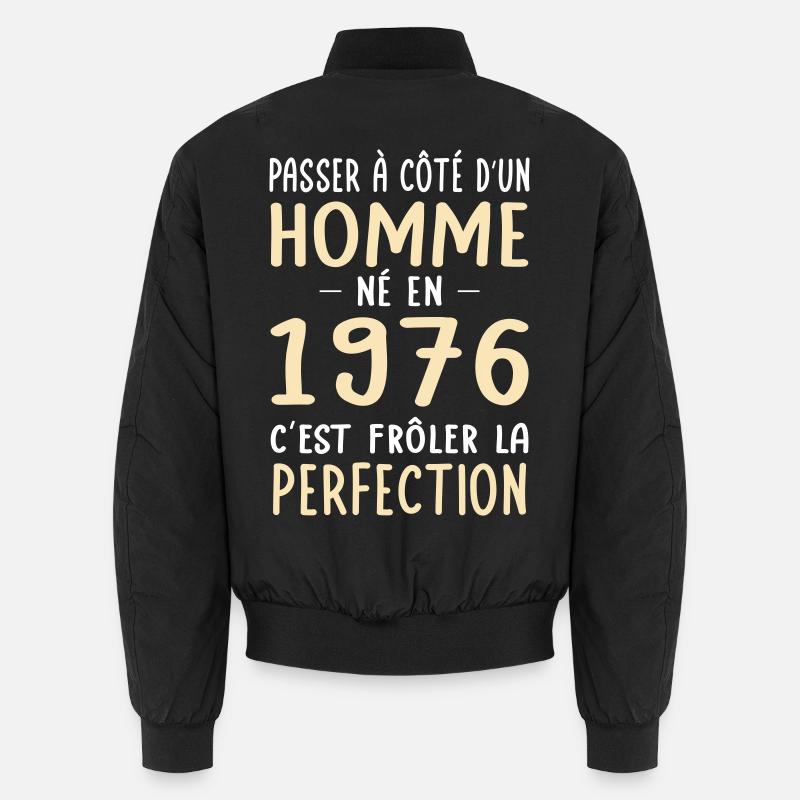 Geboren 1976 – Nahezu Perfektion Unisex Bomberjacke
