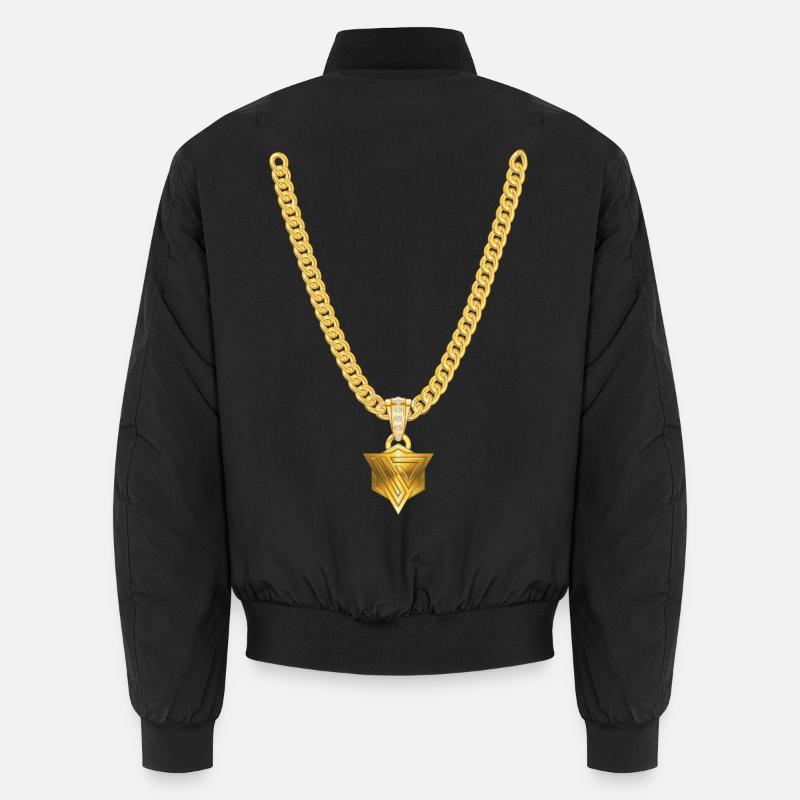 Rapperkette_Unus - Unisex Bomber Jacket - black