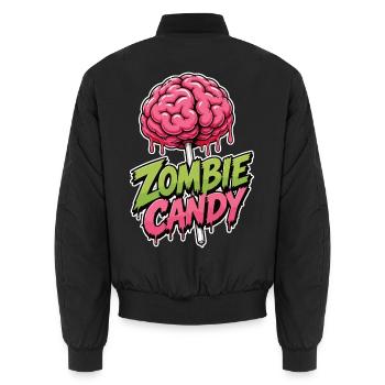 Zombie Candy - Unisex Bomberjacke - Schwarz - Hinten - AI Model Male 185 light (185cm)