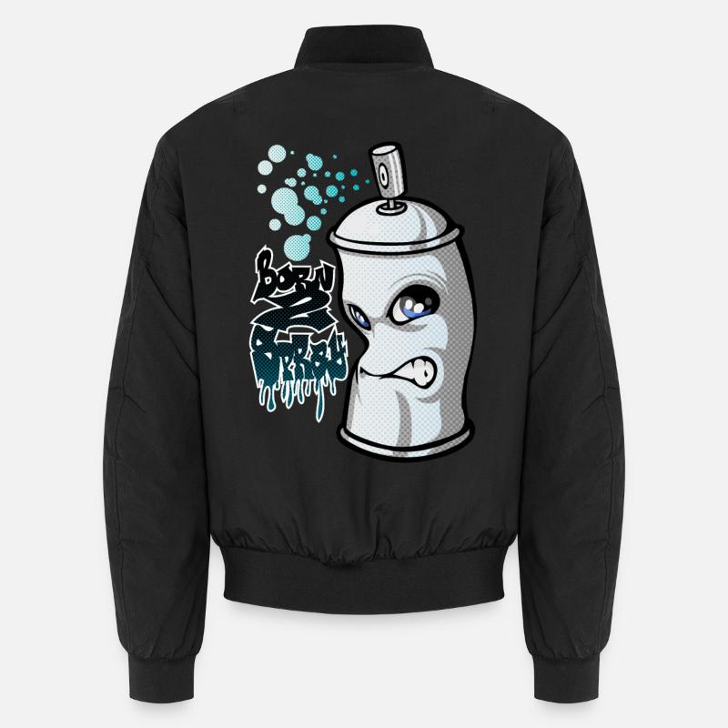 Paint Spray and graffiti Bomber unisexe