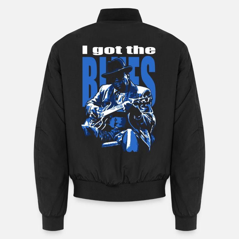 I got the blues - Bomber unisexe - noir