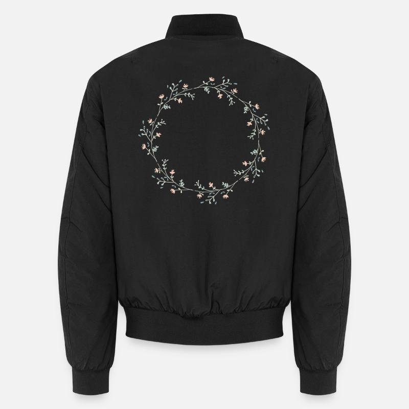 Blumen Unisex Bomberjacke