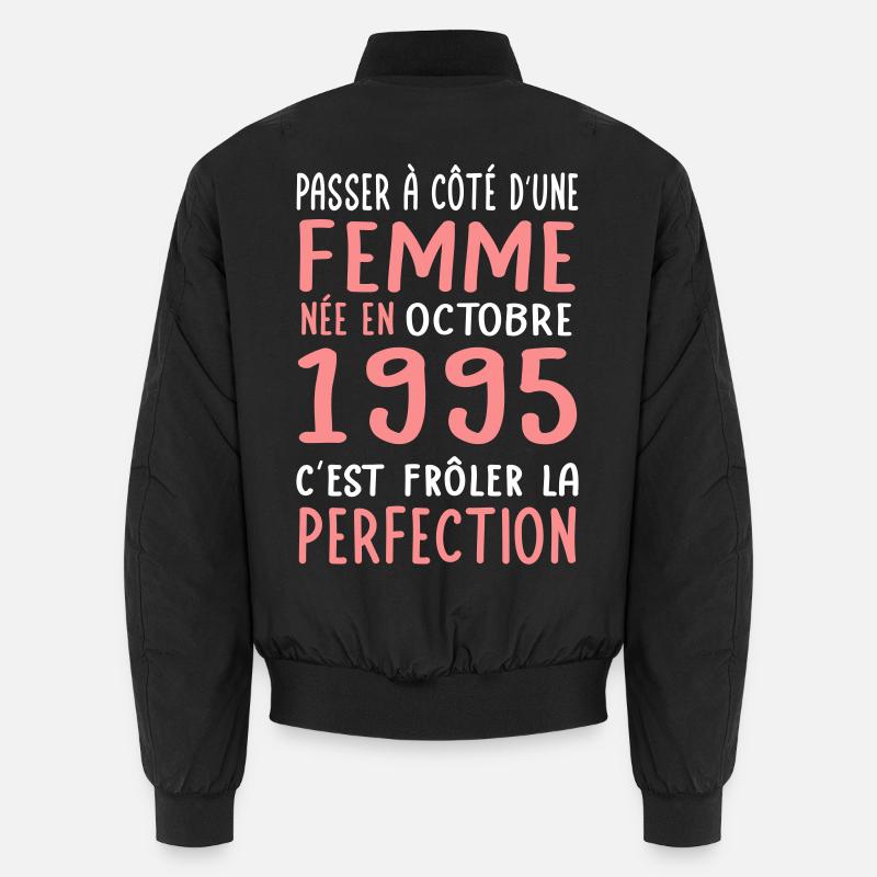 30th Birthday - Born in October 1995 Unisex Bomber Jacket