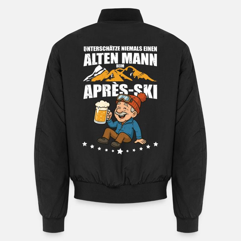 Old Man - Après-Ski Fun Gift Unisex Bomber Jacket