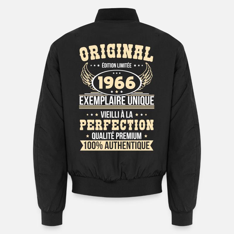 1966 – Einzigartiges Beispiel – Premiumqualität Unisex Bomberjacke