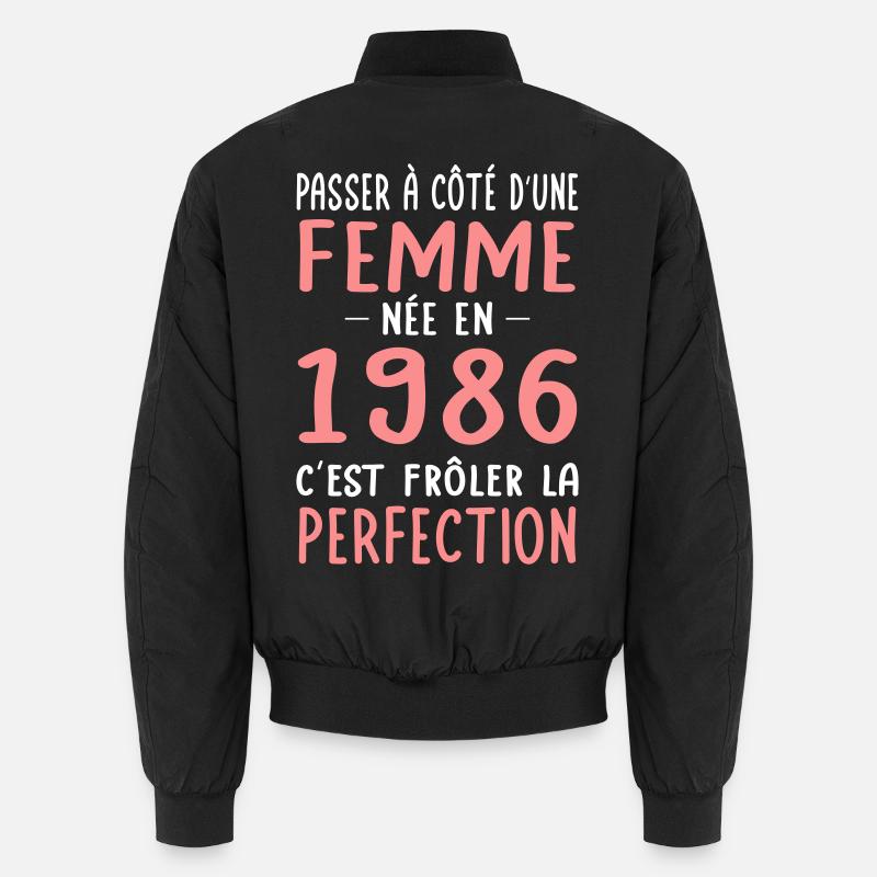 Geboren 1986 – Perfektion nahe Unisex Bomberjacke