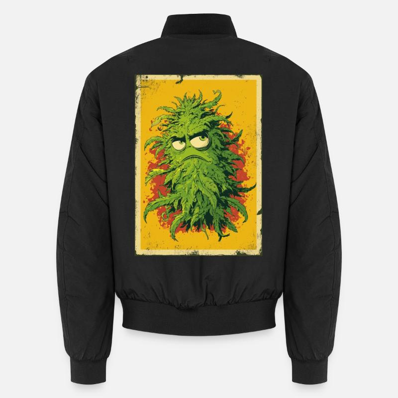Grummelblatt Pop Art Cannabis Bomber unisexe
