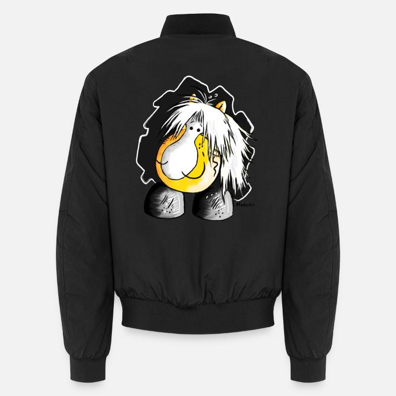 Haflinger - Hafi - Pferd - Unisex Bomberjacke - Schwarz