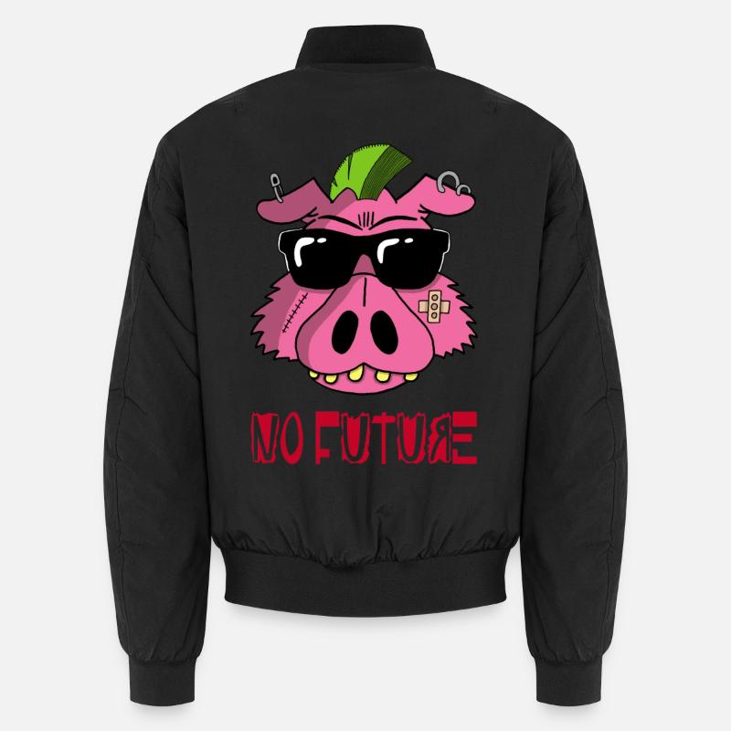 Punk-Schwein Unisex Bomberjacke