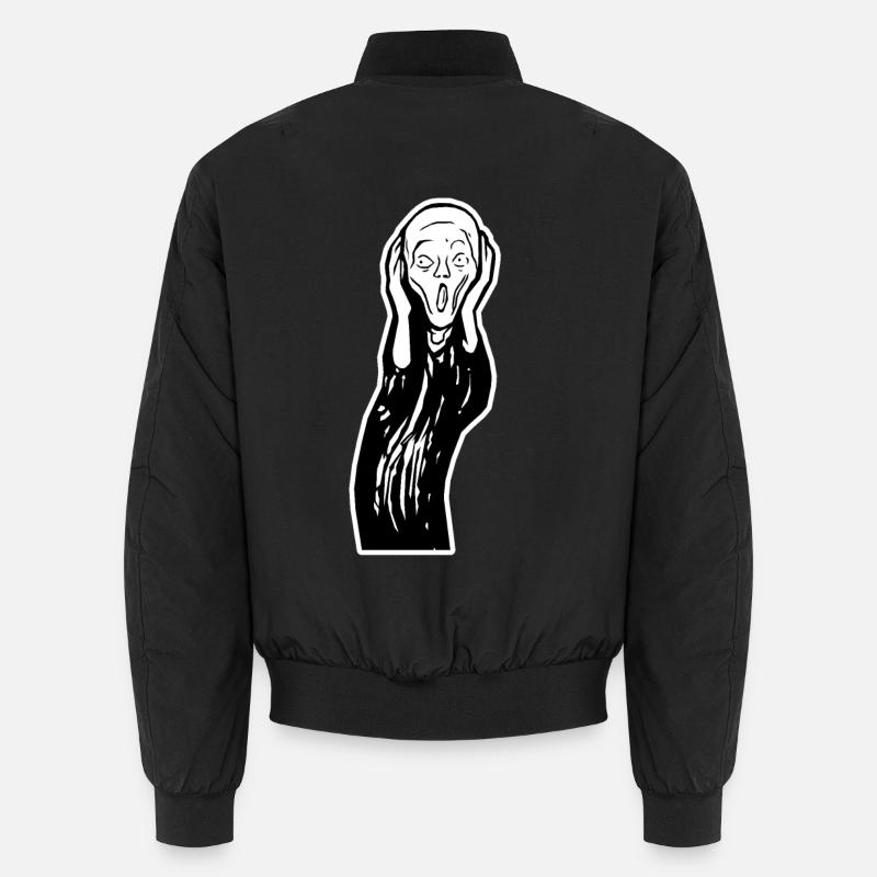 Visage crié Bomber unisexe