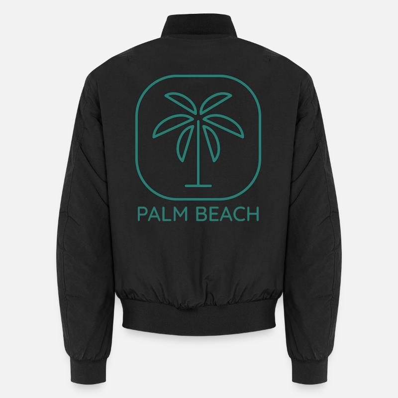 Palm Beach Beach Holidays Unisex Bomber Jacket
