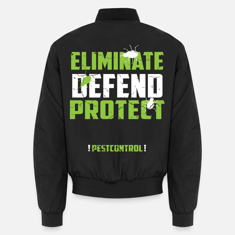 Exterminator - Unisex Bomber Jacket - black