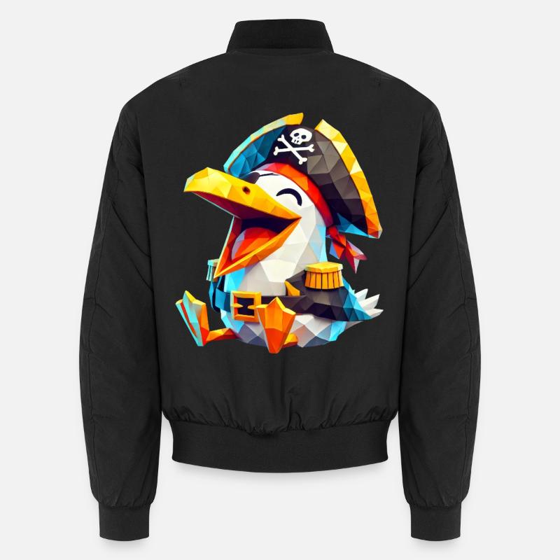 Piratenmöwe Unisex Bomberjacke