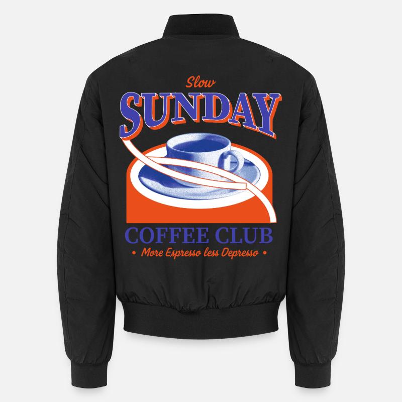Café club le dimanche Bomber unisexe