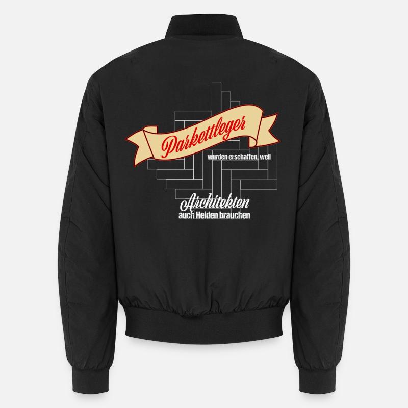 Couche de parquet - Bomber unisexe - noir
