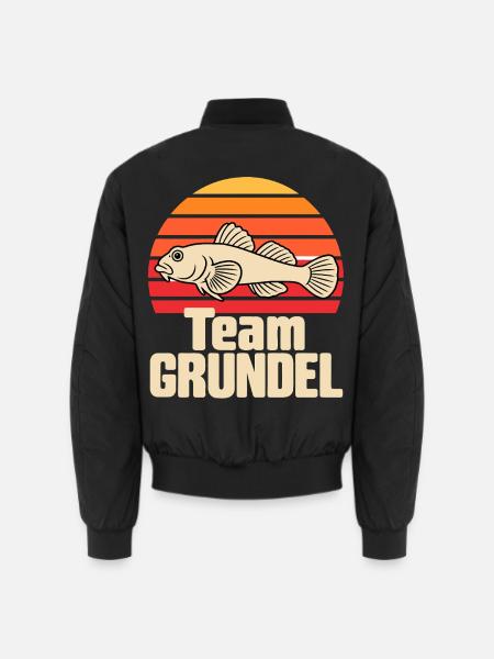 Team Grundel - Unisex Bomberjacke - Schwarz
