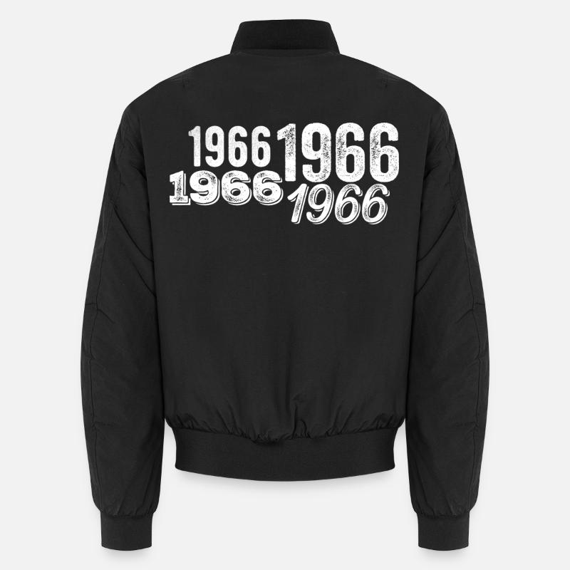 1966 - Unisex Bomberjacke - Schwarz