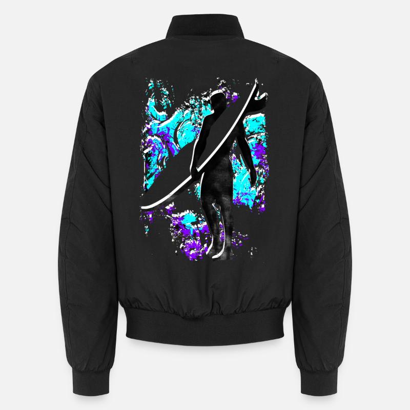 Surf - Surfboard - Surfing - Surfer Unisex Bomber Jacket
