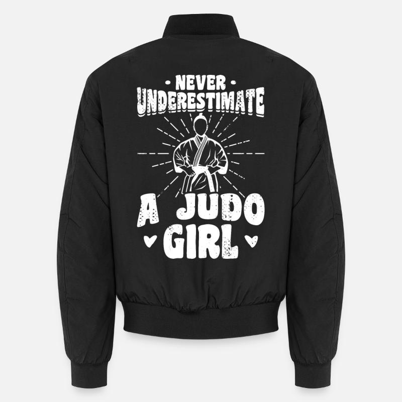 Weibliche Judoka Unisex Bomberjacke