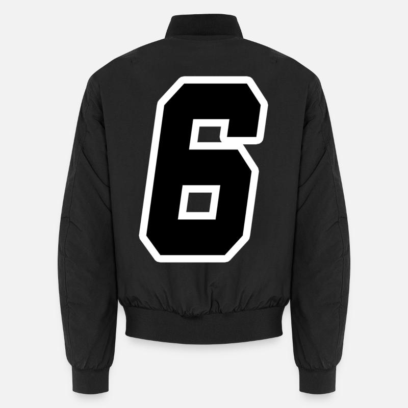 Nummer sechs 6 Unisex Bomberjacke