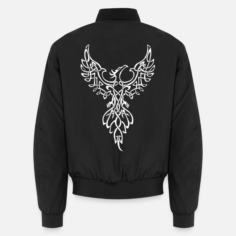 Symbole du phénix blanc Bomber unisexe