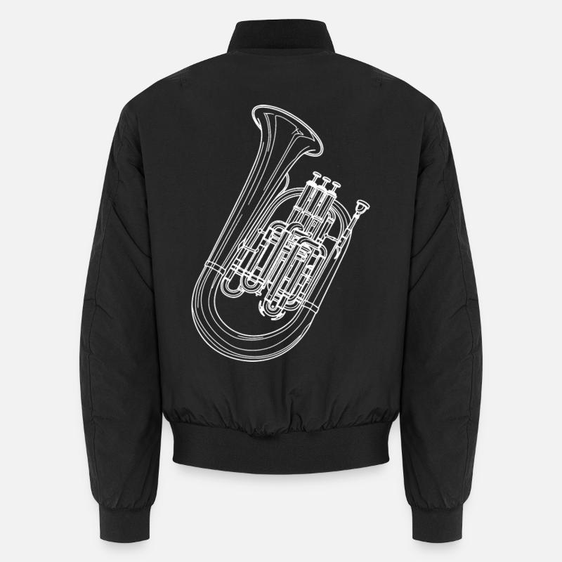 Tuba - Unisex Bomberjacke - Schwarz