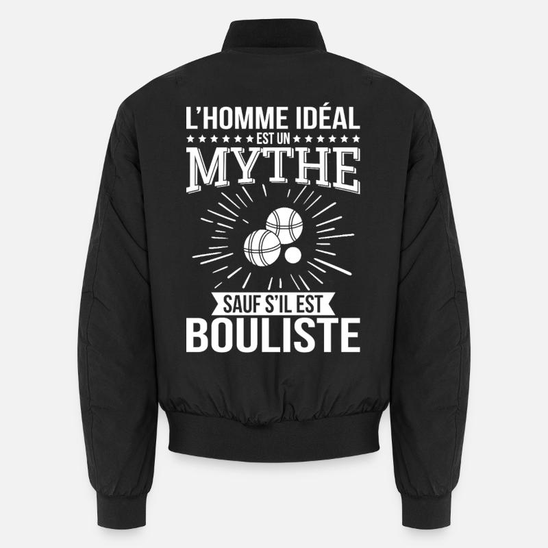 The ideal man, a myth unless he is a bowler Unisex Bomber Jacket