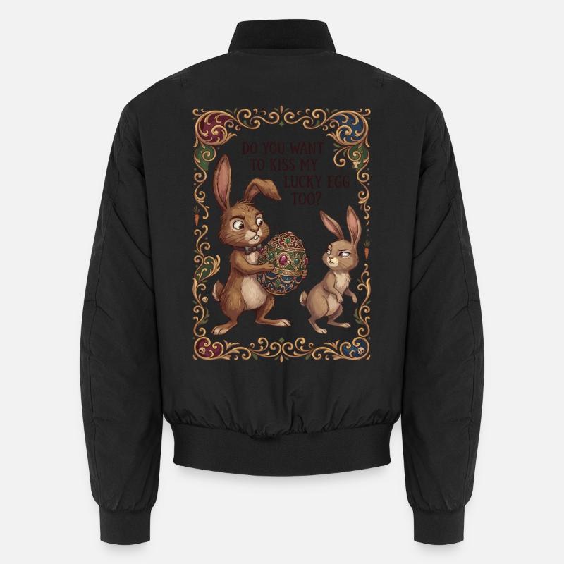 Lucky Egg Art Unisex Bomber Jacket